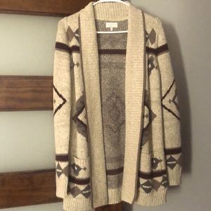 Lucky Brand open cardigan sweater